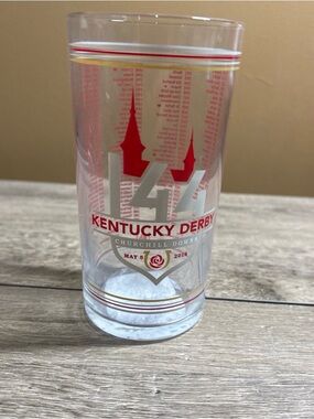 Kentucky Derby Mint Julep Glass 2018 Justify Triple Crown Winner